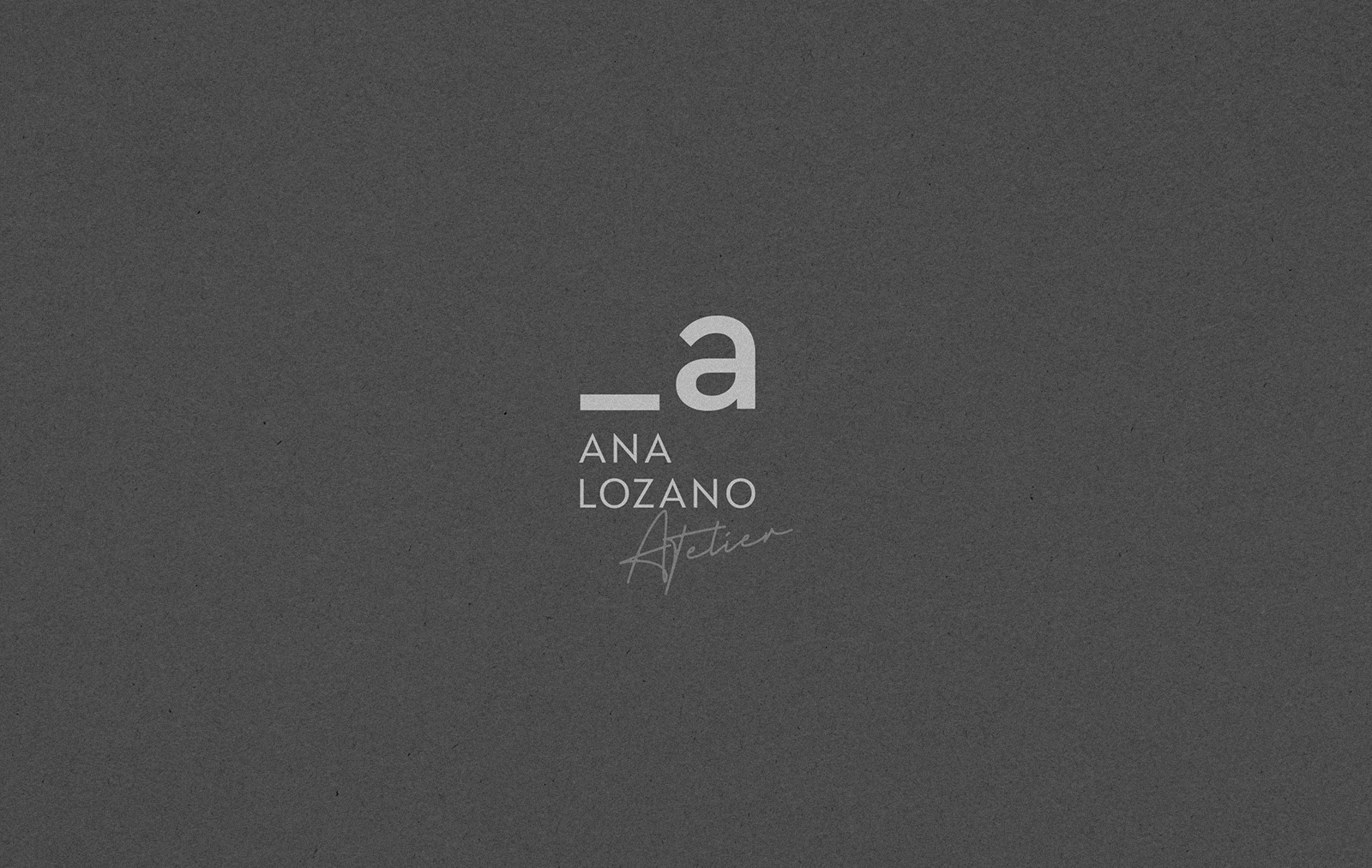 Diseño de marca Ana Lozano Atelier