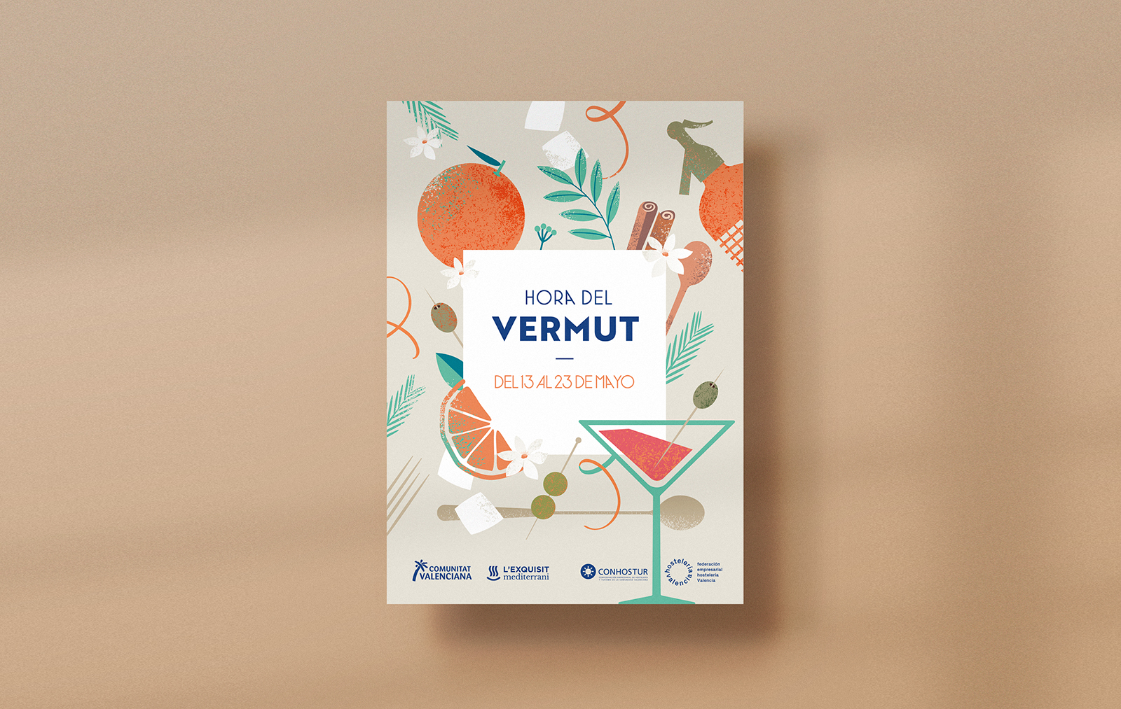 Imagen gráfica “La hora del vermut” Hostelería Valencia