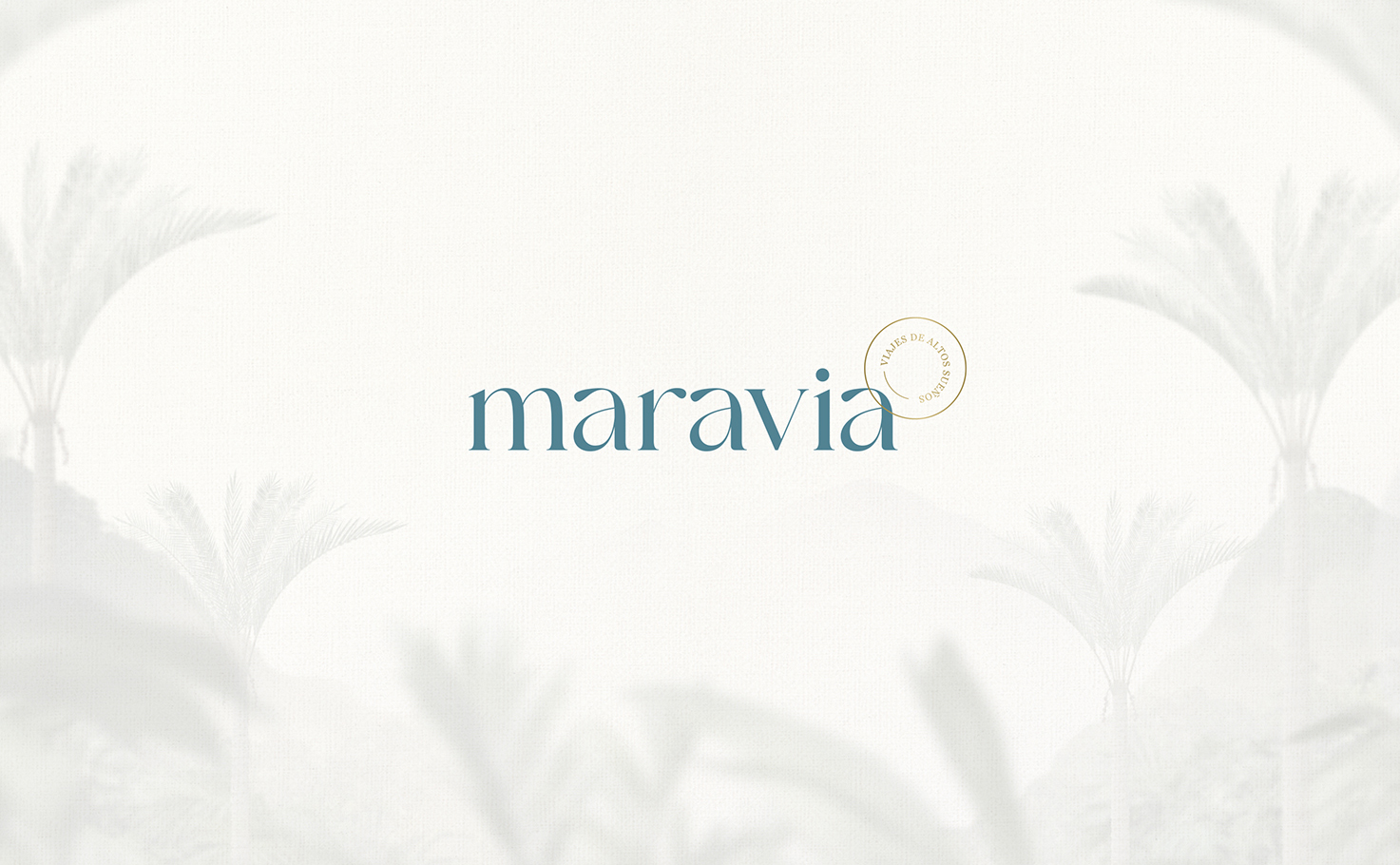 Identidad corporativa para Maravia Viajes a medida